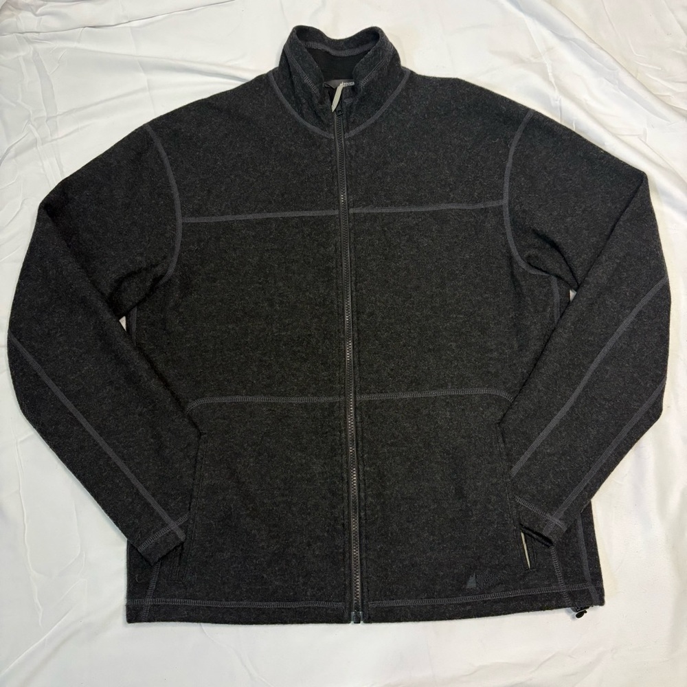 Vintage MEC Mountain Equipment Co-op Full Zip Wool Blend Jacket Made in Canada
